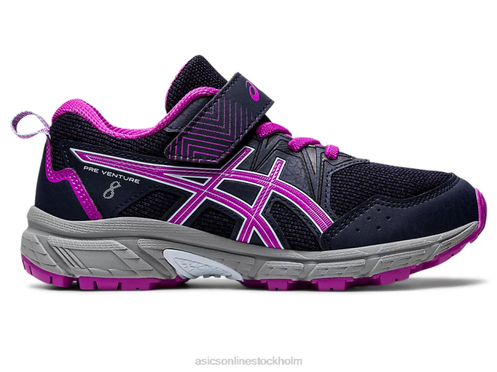 Asics försatsning 8 förskola barn D6D04375 midnatt/orkidé