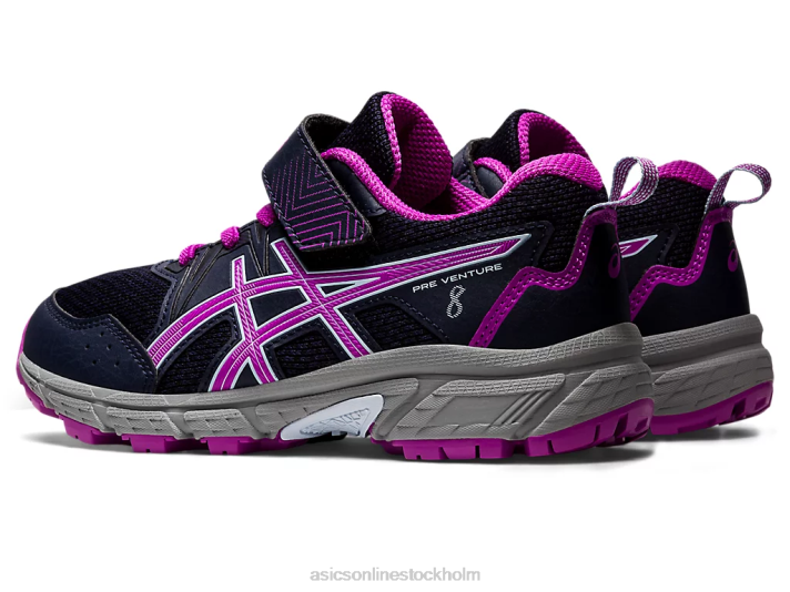 Asics försatsning 8 förskola barn D6D04375 midnatt/orkidé