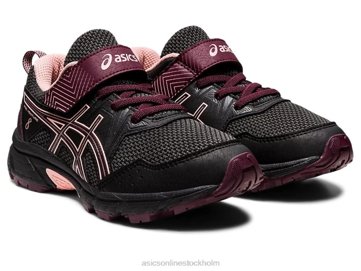 Asics försatsning 8 förskola barn D6D04379 svart/djup mars