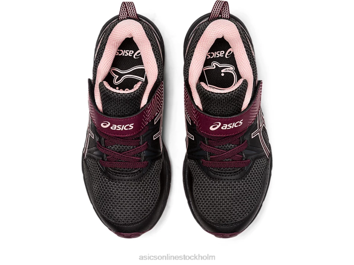 Asics försatsning 8 förskola barn D6D04379 svart/djup mars