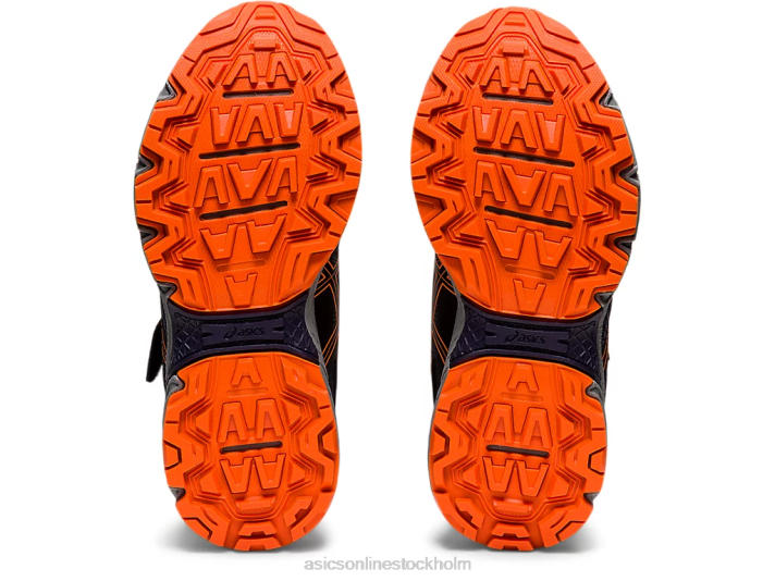 Asics försatsning 8 förskola barn D6D04488 svart/chockerande orange