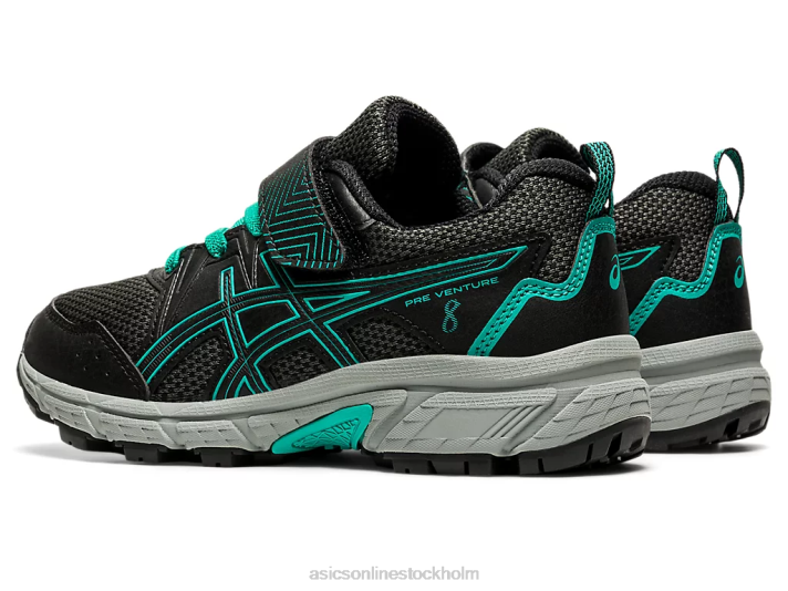 Asics försatsning 8 förskola barn D6D04497 svart/baltisk juvel