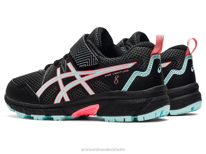 Asics försatsning 8 förskola barn D6D04501 svart/klarblå