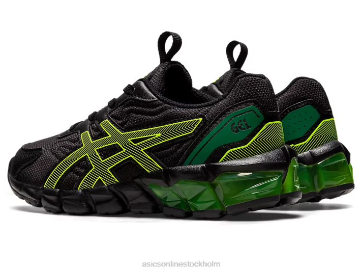 Asics gel-quantum 90 3 förskola barn D6D04355 svart/säkerhetsgul