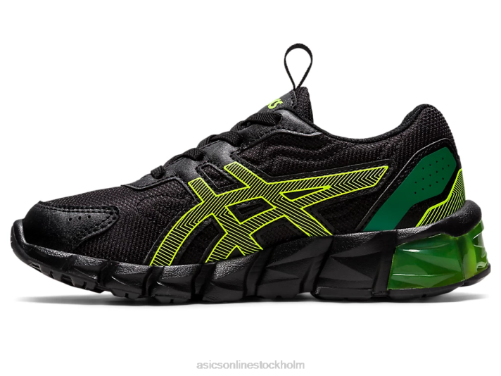 Asics gel-quantum 90 3 förskola barn D6D04355 svart/säkerhetsgul