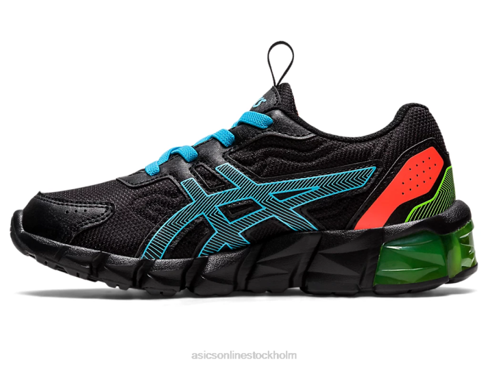 Asics gel-quantum 90 3 förskola barn D6D04386 svart/akvarium