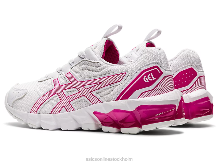 Asics gel-quantum 90 3 förskola barn D6D04514 vit/rosa rave