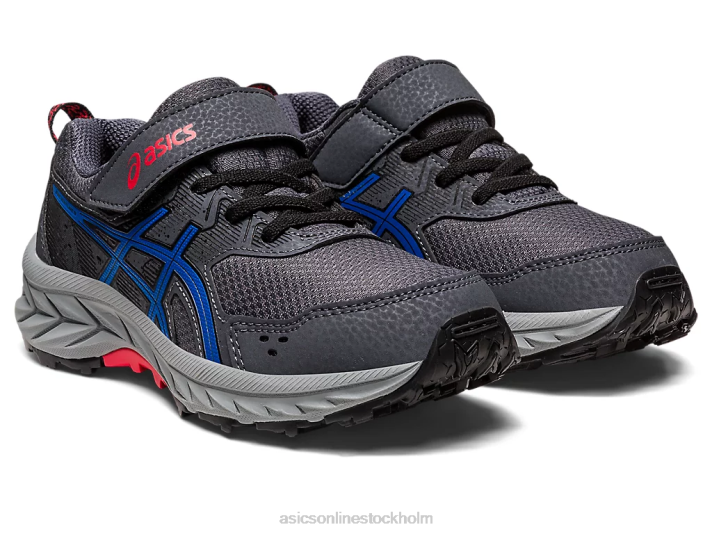 Asics gel-venture 9 förskola barn D6D04217 bärare grå/tonfiskblå