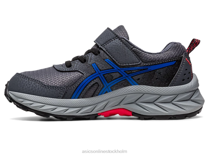 Asics gel-venture 9 förskola barn D6D04217 bärare grå/tonfiskblå