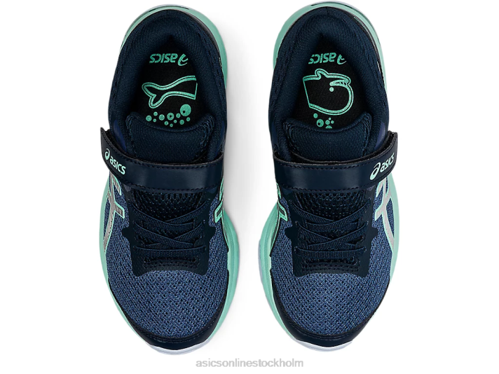 Asics gt-1000 10 förskola barn D6D04506 åskblå/rent silver