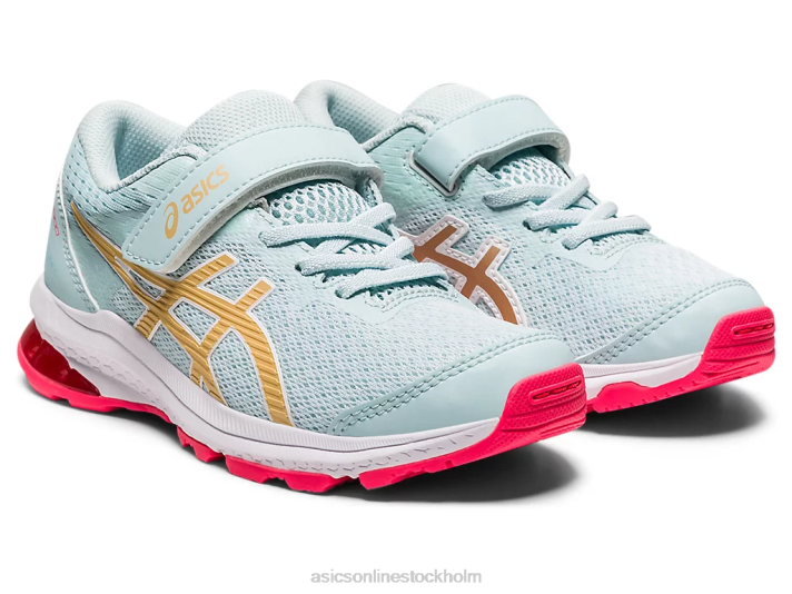 Asics gt-1000 10 förskola barn D6D04537 aqua angel/champagne