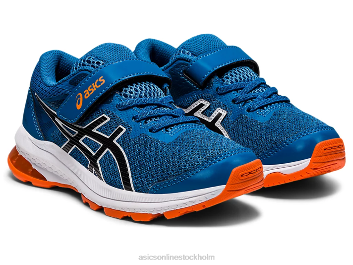Asics gt-1000 10 förskola barn D6D04538 återfödd blå/svart