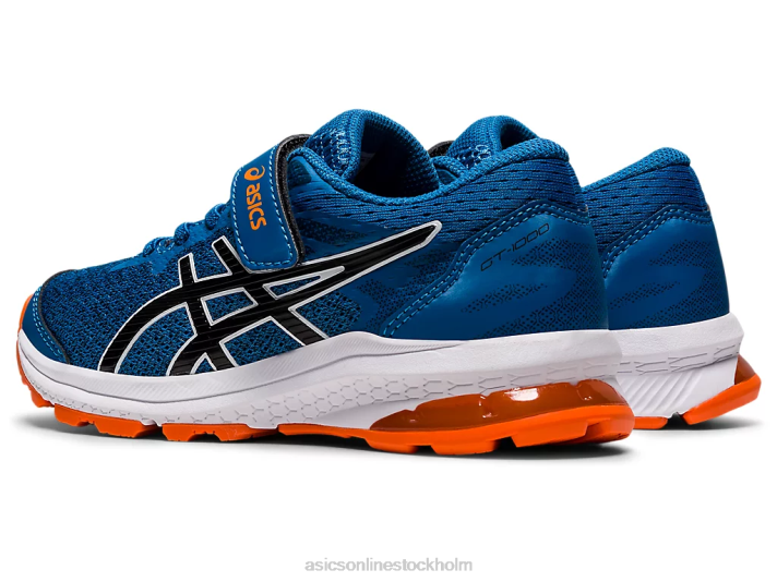 Asics gt-1000 10 förskola barn D6D04538 återfödd blå/svart
