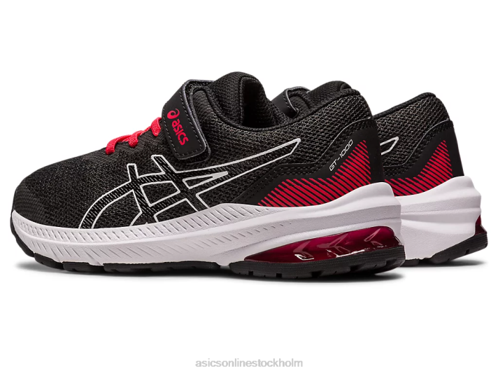Asics gt-1000 11 förskola barn D6D04288 svart/elektrisk röd