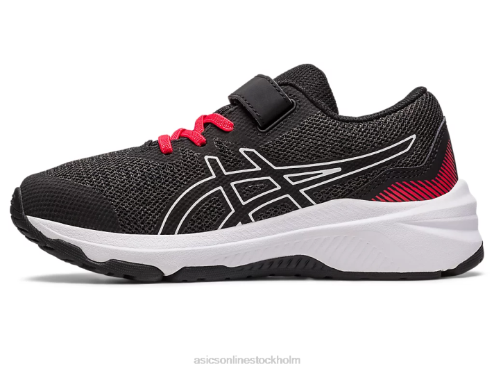 Asics gt-1000 11 förskola barn D6D04288 svart/elektrisk röd