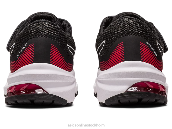 Asics gt-1000 11 förskola barn D6D04288 svart/elektrisk röd