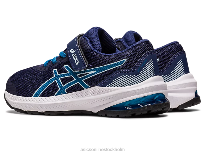 Asics gt-1000 11 förskola barn D6D04318 indigoblå/reborn blå