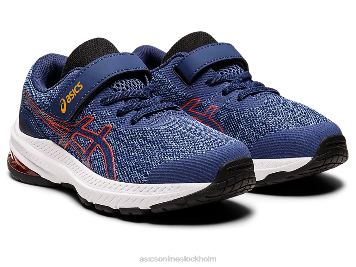 Asics gt-1000 11 förskola barn D6D04365 azurblått/djupt hav