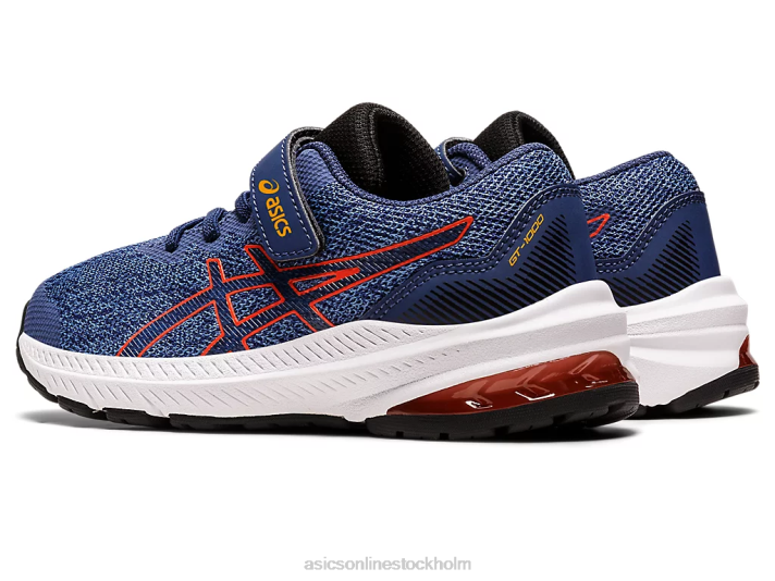 Asics gt-1000 11 förskola barn D6D04365 azurblått/djupt hav