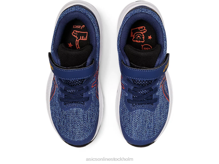 Asics gt-1000 11 förskola barn D6D04365 azurblått/djupt hav