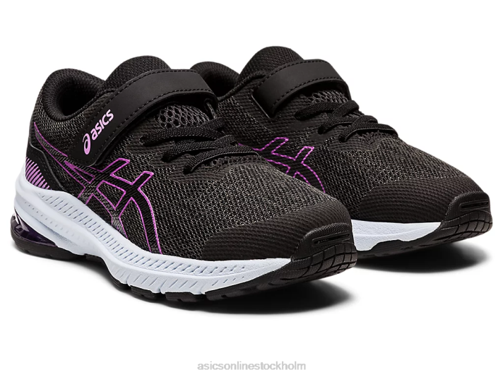 Asics gt-1000 11 förskola barn D6D04369 grafitgrå/orkidé