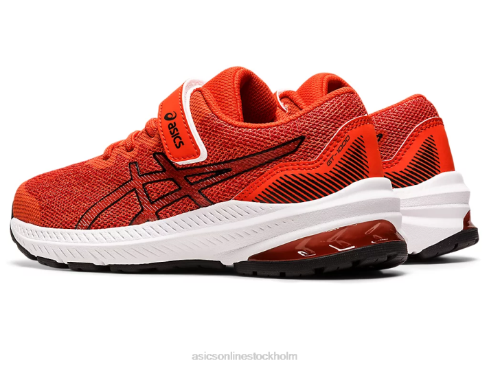 Asics gt-1000 11 förskola barn D6D04370 körsbärstomat/svart