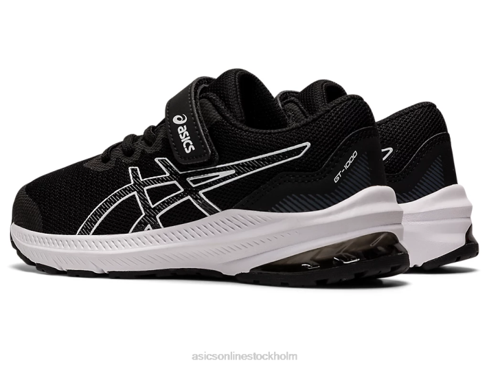 Asics gt-1000 11 förskola barn D6D04401 svart vit