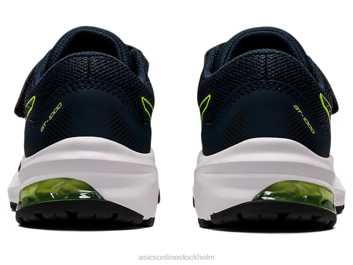 Asics gt-1000 11 förskola barn D6D04457 fransk blå/farlig grön