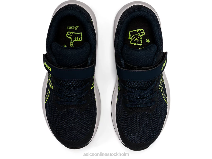 Asics gt-1000 11 förskola barn D6D04457 fransk blå/farlig grön