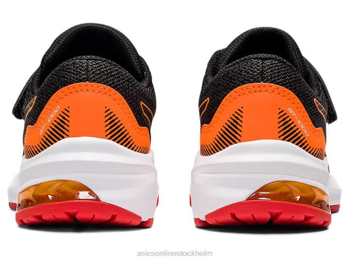 Asics gt-1000 11 förskola barn D6D04458 grafitgrå/eldröd