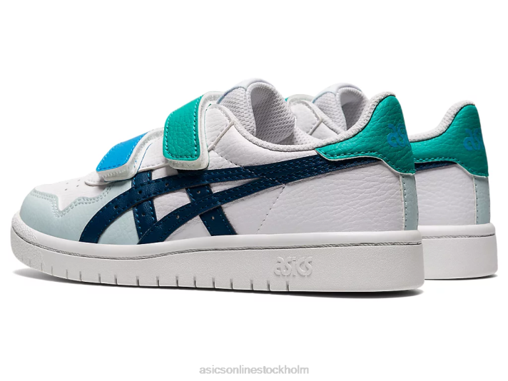 Asics japans förskola barn D6D04540 vit/makoblå