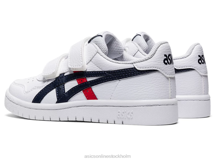 Asics japans förskola barn D6D04559 vit/klassisk röd