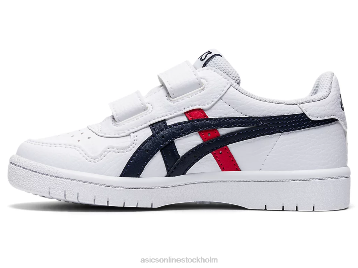 Asics japans förskola barn D6D04559 vit/klassisk röd