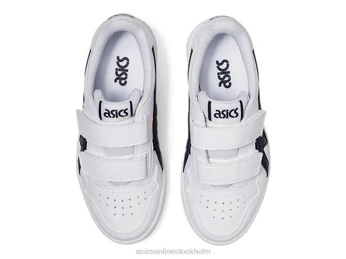 Asics japans förskola barn D6D04559 vit/klassisk röd
