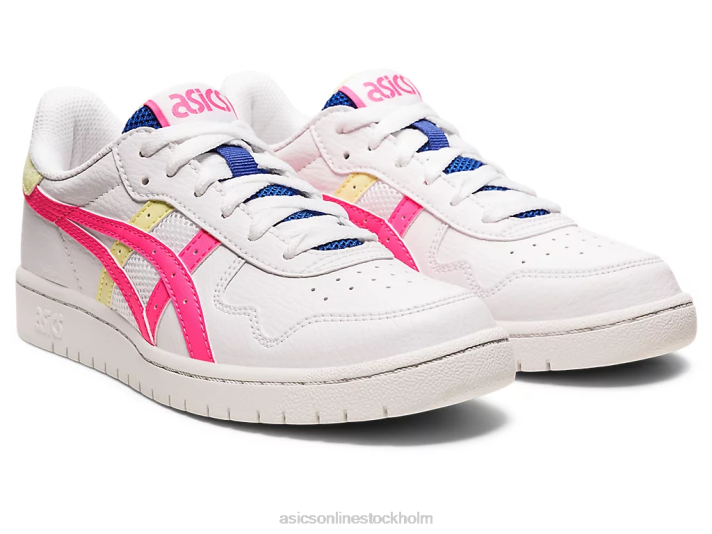 Asics japans grundskola barn D6D04415 vit/het rosa