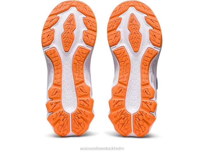 Asics novablast 2 förskola barn D6D04283 indigo blå/sol persika