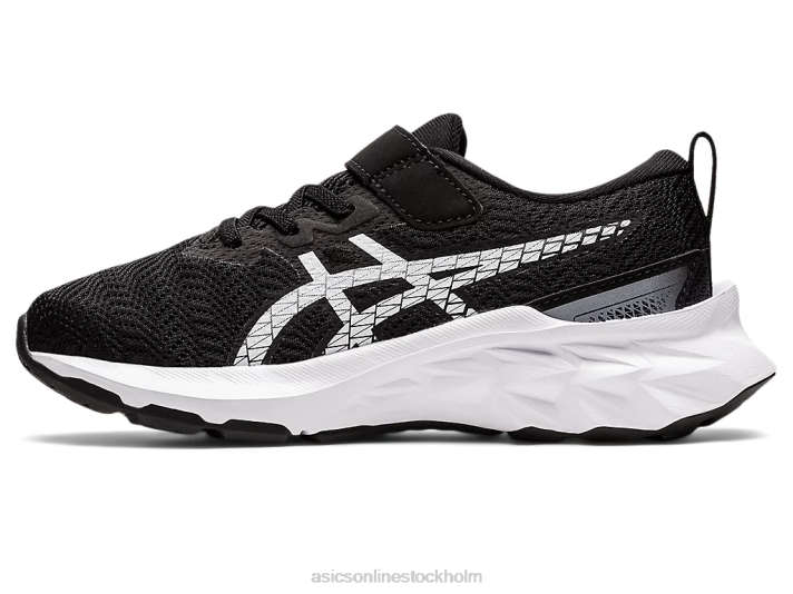 Asics novablast 2 förskola barn D6D04417 svart vit