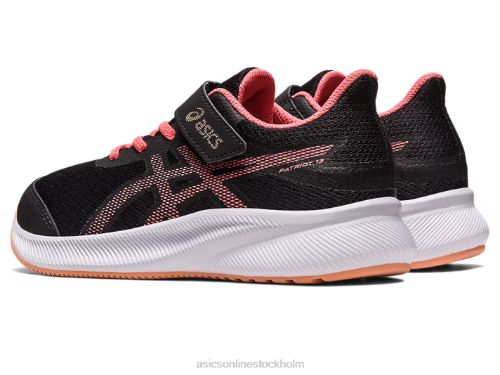 Asics patriot 13 förskola barn D6D04305 svart/papaya