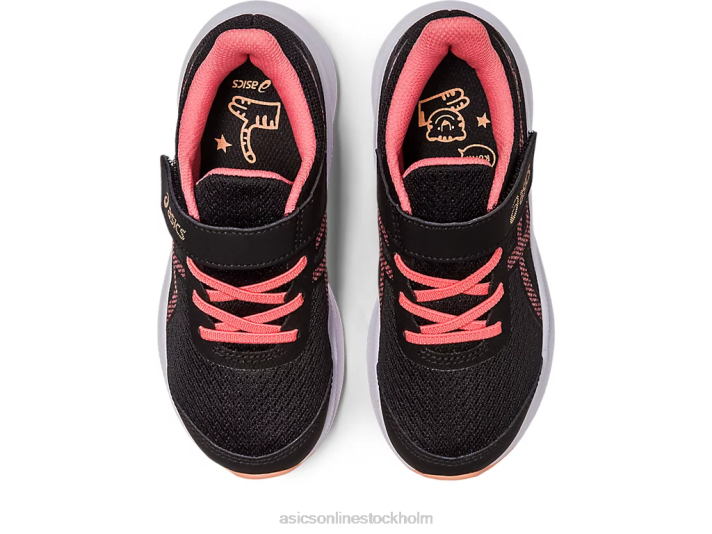 Asics patriot 13 förskola barn D6D04305 svart/papaya