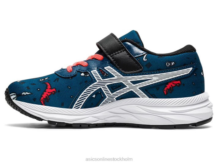 Asics pre excite 7 förskola barn D6D04516 mako blå/vit