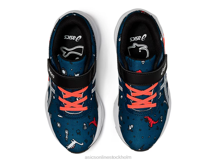 Asics pre excite 7 förskola barn D6D04516 mako blå/vit