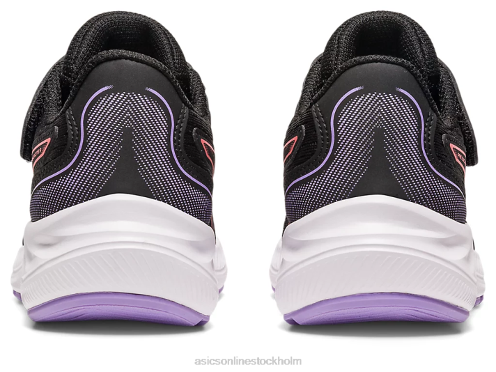 Asics pre excite 9 förskola barn D6D04289 svart/papaya