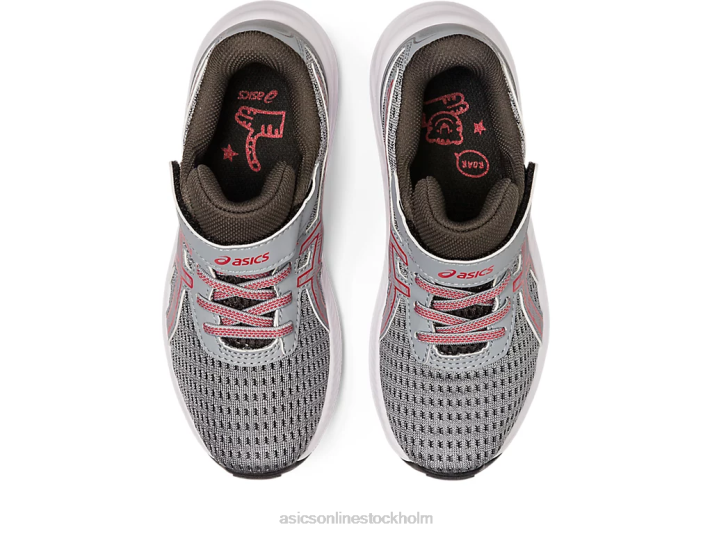 Asics pre excite 9 förskola barn D6D04298 plåtberg/elektrisk röd