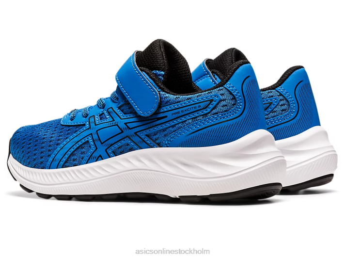 Asics pre excite 9 förskola barn D6D04339 elektrisk blå/svart