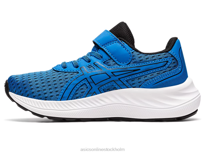 Asics pre excite 9 förskola barn D6D04339 elektrisk blå/svart