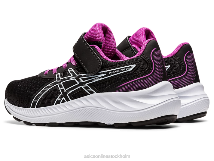 Asics pre excite 9 förskola barn D6D04361 svart/mjuk himmel