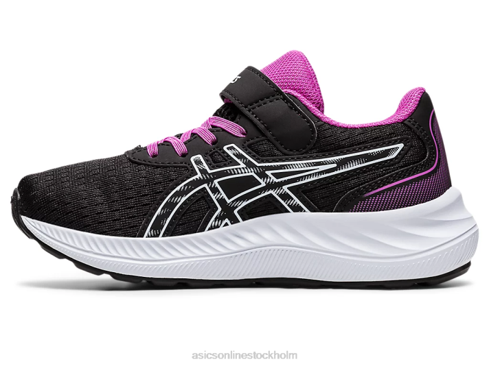 Asics pre excite 9 förskola barn D6D04361 svart/mjuk himmel