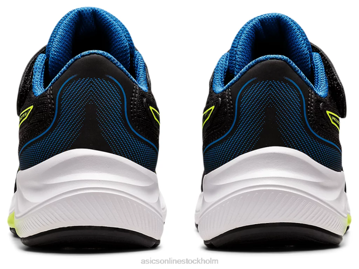 Asics pre excite 9 förskola barn D6D04460 svart/farlig grön