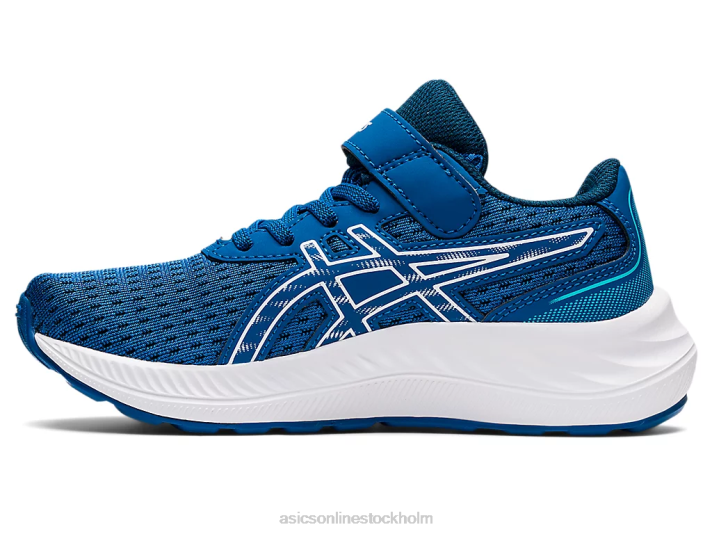 Asics pre excite 9 förskola barn D6D04463 sjödrev/vit