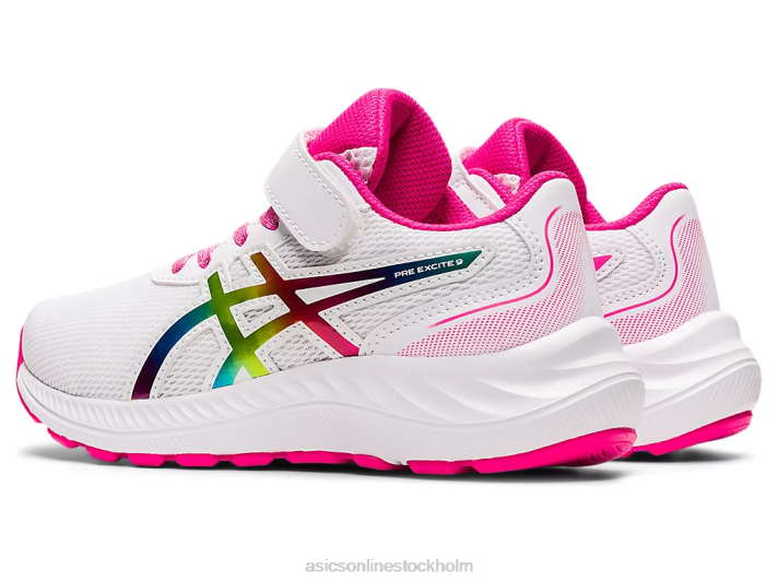 Asics pre excite 9 förskola barn D6D04465 vit/rosa glo